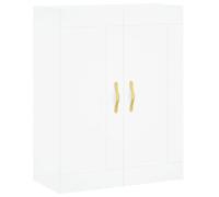 vidaXL Mobile a parete Bianco 69,5x34,90 cm in legno multistrato