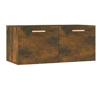 vidaXL Wandkast 80x35x36,5 cm bewerkt hout gerookt eikenkleurig