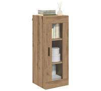 vidaXL Pensile Rovere Artigianale 34,5 x 34 x 90 cm, Mobile da Parete per Soggiorno, Design Moderno, Spazio Ampio, Legno ingegnerizzato, mensole Verticali