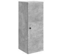 vidaXL Mobiletto a muro Grigio Cemento 33 x 34,5 x 90 cm, Mobile da parete vintage per soggiorno, organizer rettangolare, design efficace per ottimizzare spazio