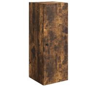 vidaXL Mobiletto a muro Rovere Fumo 33 x 34,5 x 90 cm, Mobile da parete vintage per soggiorno, organizer rettangolare, design efficace per ottimizzare spazio