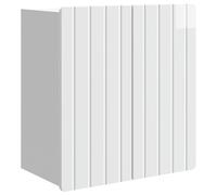vidaXL Wandkast Hoogglans Wit 59 x 31 x 64 cm Bewerkt hout