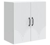vidaXL Wandkast Wit 59 x 31 x 60 cm Bewerkt hout