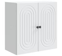 vidaXL Wandkast Wit 59 x 31 x 60 cm Bewerkt hout