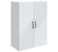 vidaXL Wandkast Wit 66 x 34,5 x 90 cm Bewerkt hout