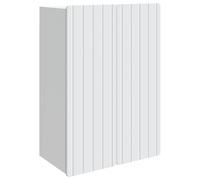 vidaXL Wandkast Wit 66 x 34,5 x 92 cm Bewerkt hout