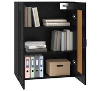 vidaXL Wandkast Zwart eiken 69,5 x 34 x 90 cm Bewerkt hout