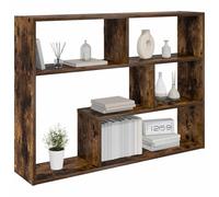 vidaXL Mensola da parete montata a parete, marrone, 95 x 20 x 69,5 cm, per soggiorno, moderna, rettangolare, salvaspazio, grande capacità, facile da pulire, decorativa, compatta