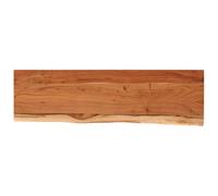 vidaXL Mensola Muro 110x30x3,8cm Rettangolare Legno Acacia Bordi Vivi, mensola a Muro, ripiano a Muro, ripiano, ripiano a Parete, mensola