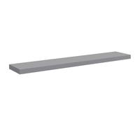 vidaXL Scaffale a Parete Grigio 120x23,5x3,8 cm in MDF