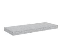 vidaXL Scaffale a Parete Grigio Cemento 60x23,5x3,8 cm in MDF