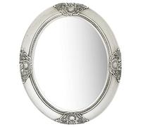 vidaXL Specchio da Parete Stile Barocco 50x60 cm Argento