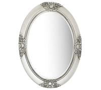 vidaXL Specchio da Parete Stile Barocco 50x70 cm Argento