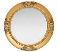 vidaXL - Wandspiegel im Barock-Stil 50 cm Golden