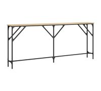 vidaXL Tavolo consolle Rovere Sonoma 180x23x75 cm in legno multistrato