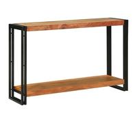 vidaXL Tavolo consolle 120 x 33 x 75 cm Legno di Acacia Massello, Tavolo Consolle per Il Soggiorno, Design Minimalista, Mobili Funzionali, Superficie Elegante, Forma Rettangolare