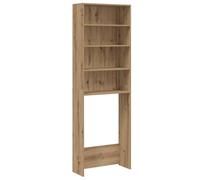 vidaXL Mobile per Lavatrice Rovere Artigianale 64x24x190 cm