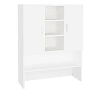 vidaXL Mobile per Lavatrice Bianco 70,5x25,5x90 cm