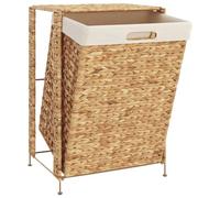 vidaXL Cesto Portabiancheria 44x34x64 cm Giacinto d'Acqua, Cesto portabiancheria, cesta della Biancheria, Cestino per bucato, Cesto, Cesto Lavanderia
