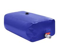 vidaXL Serbatoio Acqua con Rubinetto Pieghevole 100 L in PVC