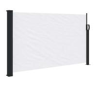 vidaXL Windscherm uittrekbaar 120x500 cm wit