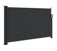vidaXL Windscherm uittrekbaar 120x500 cm zwart