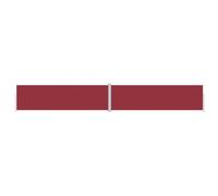 vidaXL Tenda da Sole Laterale Retrattile Rossa 180x1200 cm