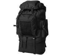 vidaXL Zaino Stile Militare XXL Campeggio Viaggio 100 L Trekking Nero Borsa