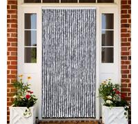 vidaXL Zanzariera Argento 118x220 cm Ciniglia
