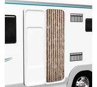 vidaXL Zanzariera Beige e Marrone Chiaro 56x200cm Ciniglia