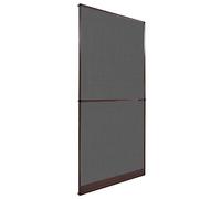 vidaXL Zanzariera con Telaio e Cardini Porte Marrone 100x215cm Tenda Moschiera