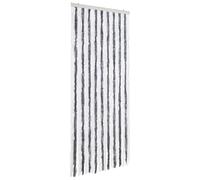vidaXL Zanzariera Grigio e Bianco 56x185 cm Ciniglia