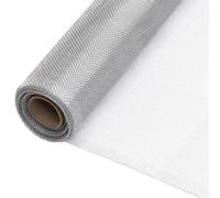 vidaXL Zanzariera in Alluminio 80x500 cm Argento