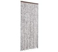 vidaXL Zanzariera Marrone e Beige 90x200 cm Ciniglia