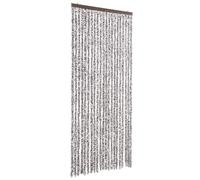 vidaXL Zanzariera Marrone e Beige 90x200 cm Ciniglia