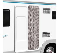 vidaXL Zanzariera Marrone e Bianco 56x185 cm Ciniglia