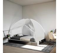vidaXL Zanzariera Mongolia con Porte 220 Rete Bianco 200x150x140 cm