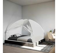vidaXL Zanzariera Mongolia con Porte 220 Rete Bianco 200x180x135 cm