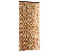 Zanzariera Ocra e Bianco 90x220 cm Ciniglia