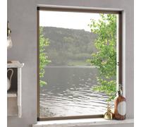 vidaXL Zanzariera per Finestre Marrone 100x120 cm
