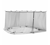 vidaXL Zanzariera per gazebo, 220 mesh 220 mesh nera, 4,5 x 3 x 2 m, moderna copertura per casetta da giardino, ombrello esterno, barriera per insetti, rete di protezione, protezione dagli insetti