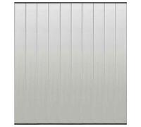 vidaXL Zanzariera per Porta con 10 Sezioni a Rete Nera 240x240 cm