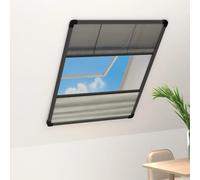 vidaXL Zanzariera Plissettata in Alluminio 60x80 cm con Tendina