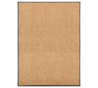 vidaXL Zerbino Lavabile Crema 90x120 cm