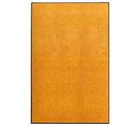 vidaXL Zerbino Lavabile Moquette Tappetino Entrata Esterno Complementi Arredo Tessili Casa Tappeto Stuoino Ingresso Passatoia Arancione 120x180 cm