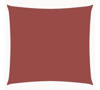 vidaXL Vela Parasole in Tela Oxford Quadrata 2x2 m Terracotta Tenda Ombrellone