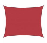 vidaXL Vela Parasole 160 g/m² Rossa 6x8 m in HDPE