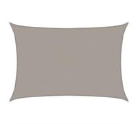 vidaXL Vela Parasole 160 g/m² Rettangolare Grigio Chiaro 4x5 m in HDPE, vela ombreggiante, ombra da patio, tettoia ombreggiante, vela da giardino