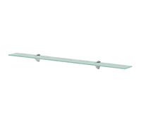 vidaXL Mensola Galleggiante in Vetro 100x10cm Ripiano Muro Espositore Scaffale