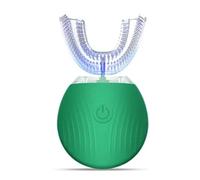 VIDECOR Spazzolino da Denti Elettrico Automatico a Forma di U per Adulti, Strumento per La Pulizia dello Spazzolino da Denti a U per Adulti - Sbiancamento Dentale Ricaricabile,C